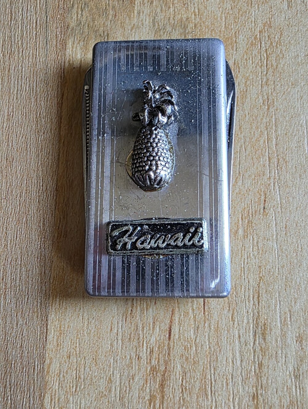 Hawaii Pineapple Silver Money Clip